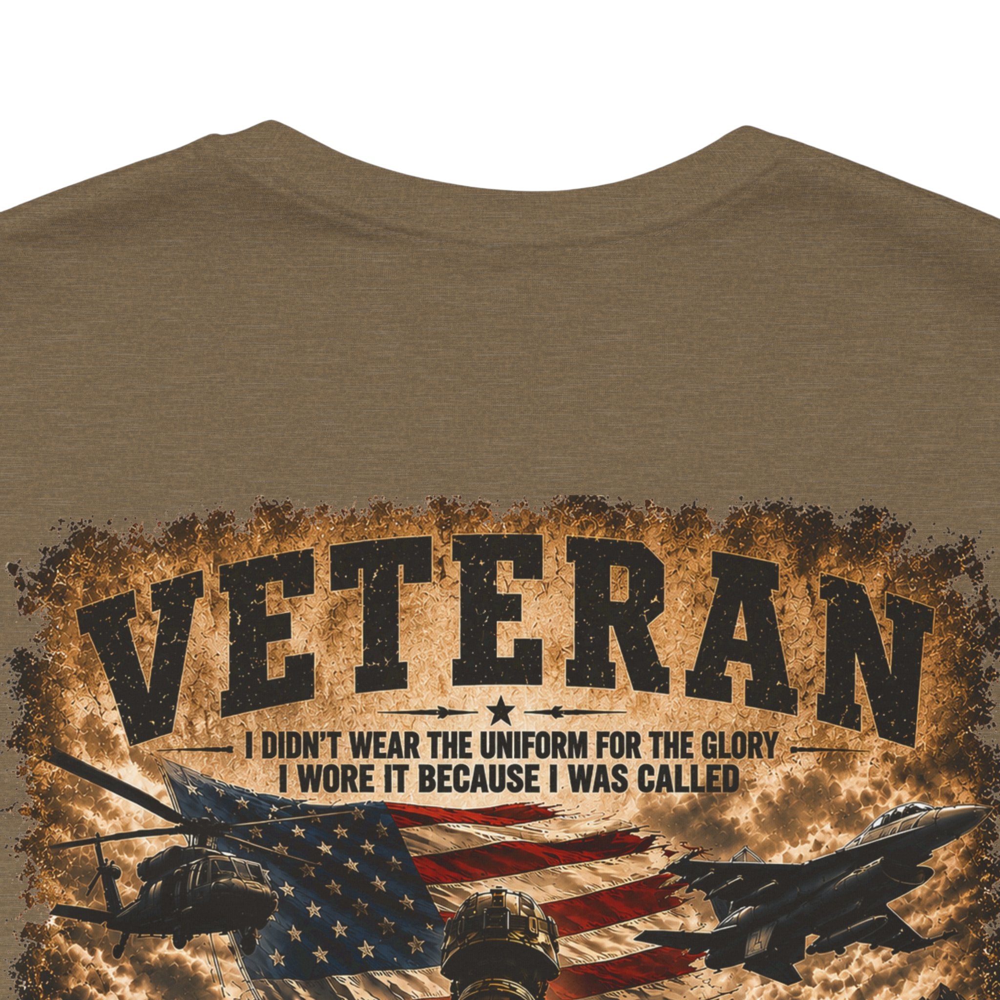 Veteran Dog Tags T-Shirt — 'I Am A Veteran' Patriotic Military Tribute Tee