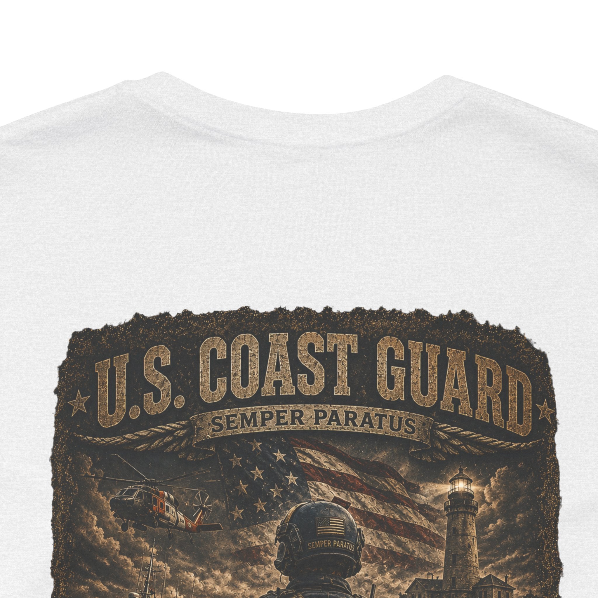 U.S. Coast Guard Veteran Tee | Dog Tags Graphic T-Shirt