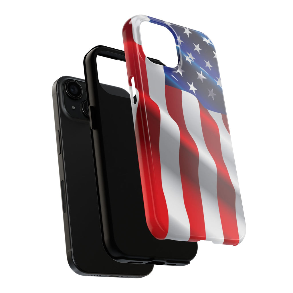 American Flag Tough Phone Case — Patriotic Protective Phone Cover
