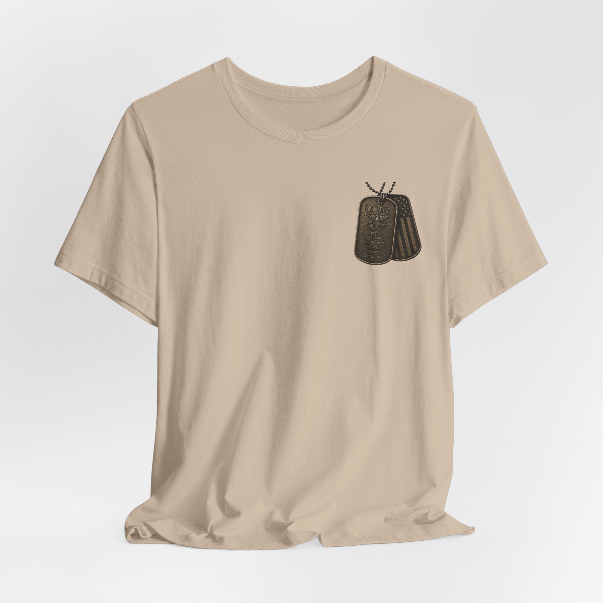 Navy Brothers of the Sea T-Shirt | Military Dog Tags Graphic