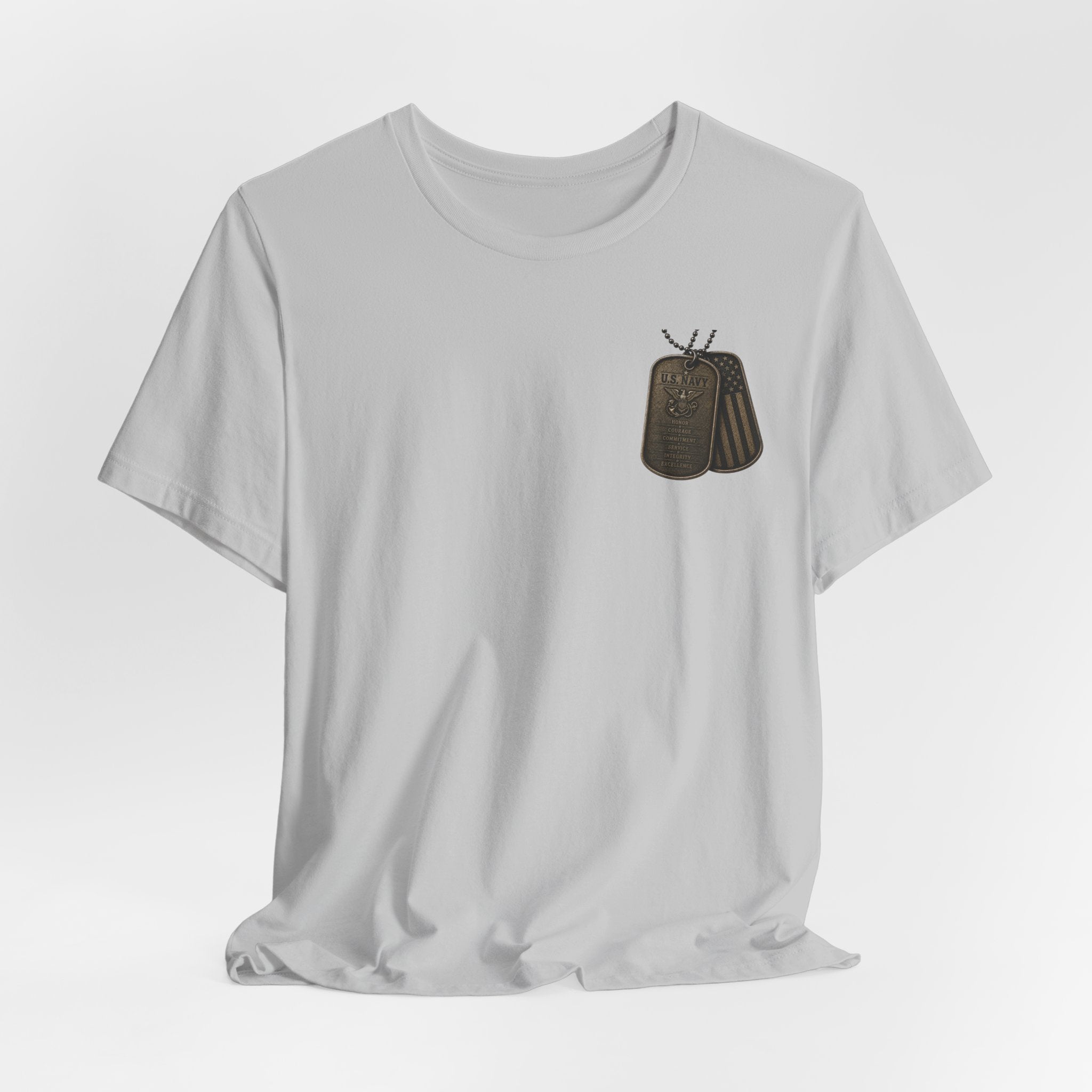 Navy Brothers of the Sea T-Shirt | Military Dog Tags Graphic