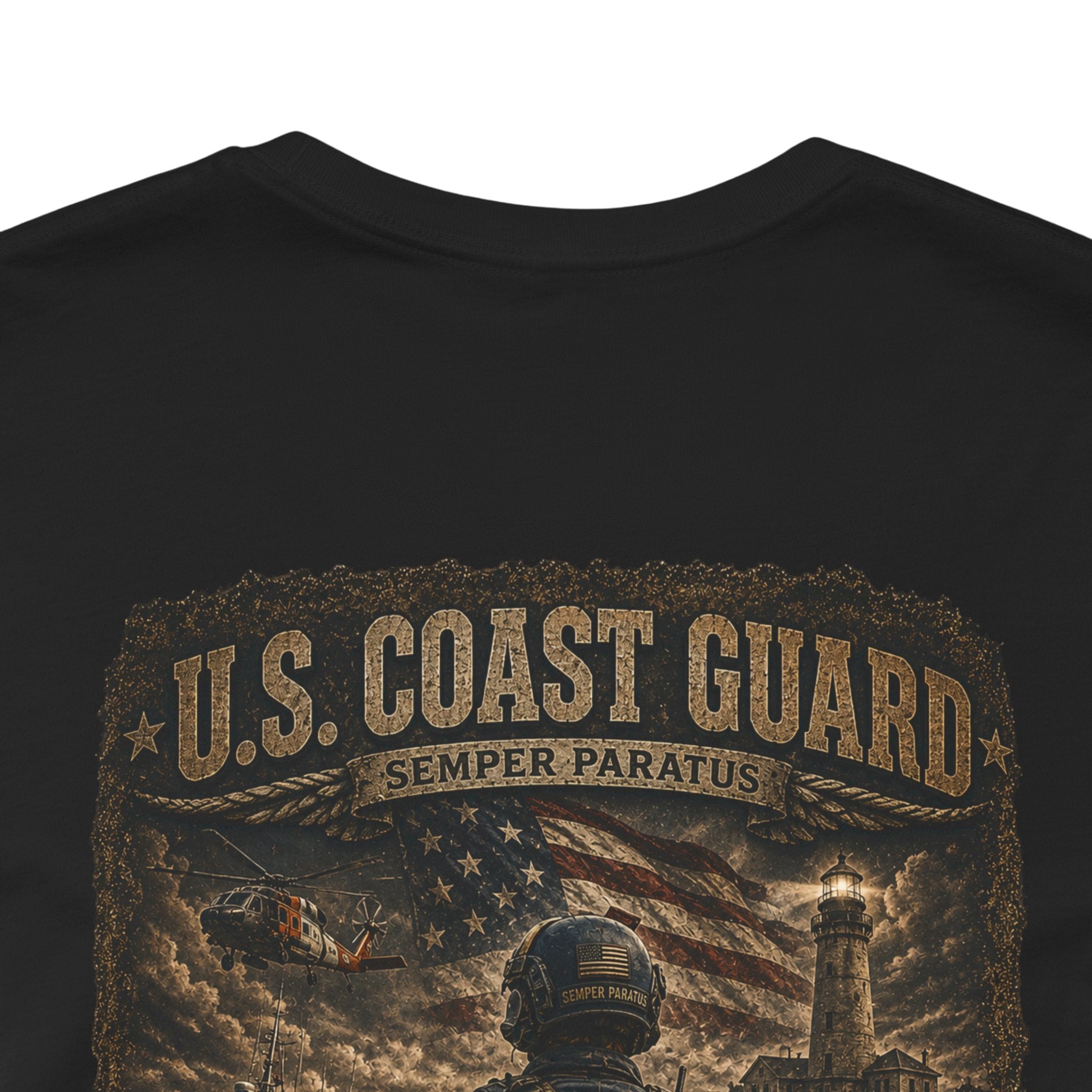 U.S. Coast Guard Veteran Tee | Dog Tags Graphic T-Shirt