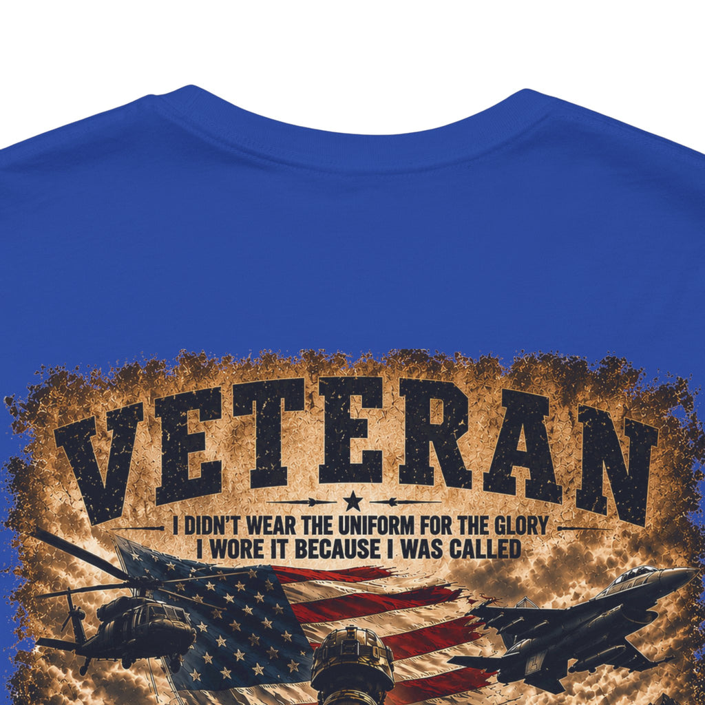 Veteran Dog Tags T-Shirt — 'I Am A Veteran' Patriotic Military Tribute Tee
