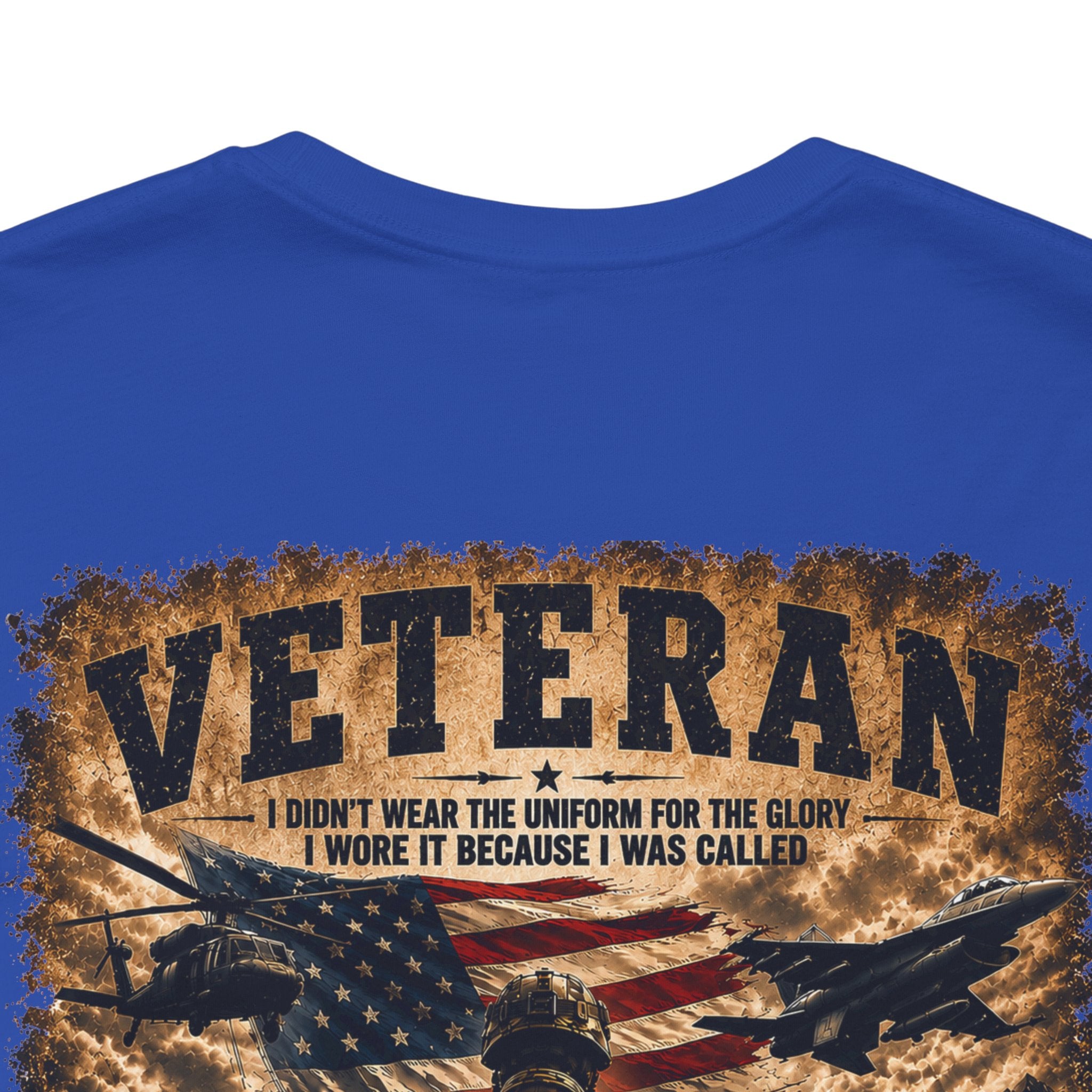 Veteran Dog Tags T-Shirt — 'I Am A Veteran' Patriotic Military Tribute Tee