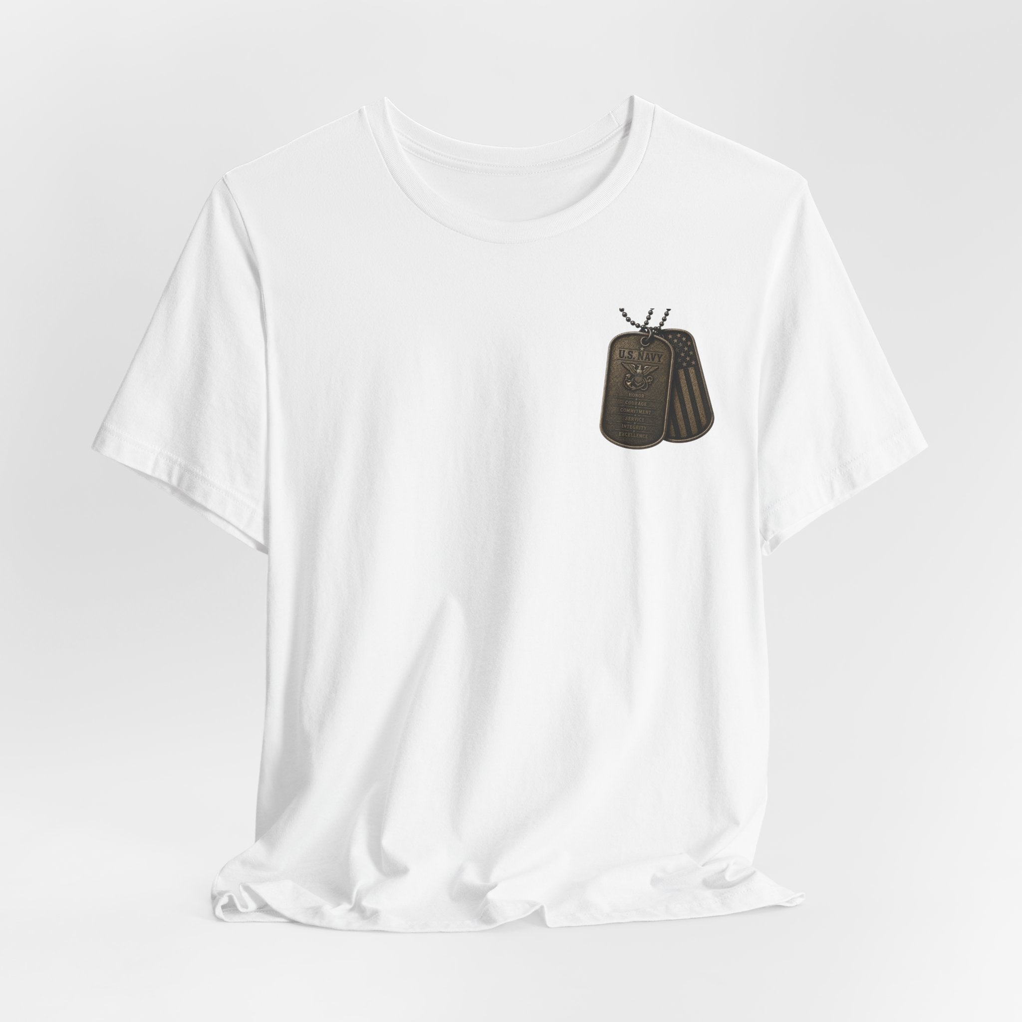 Navy Brothers of the Sea T-Shirt | Military Dog Tags Graphic