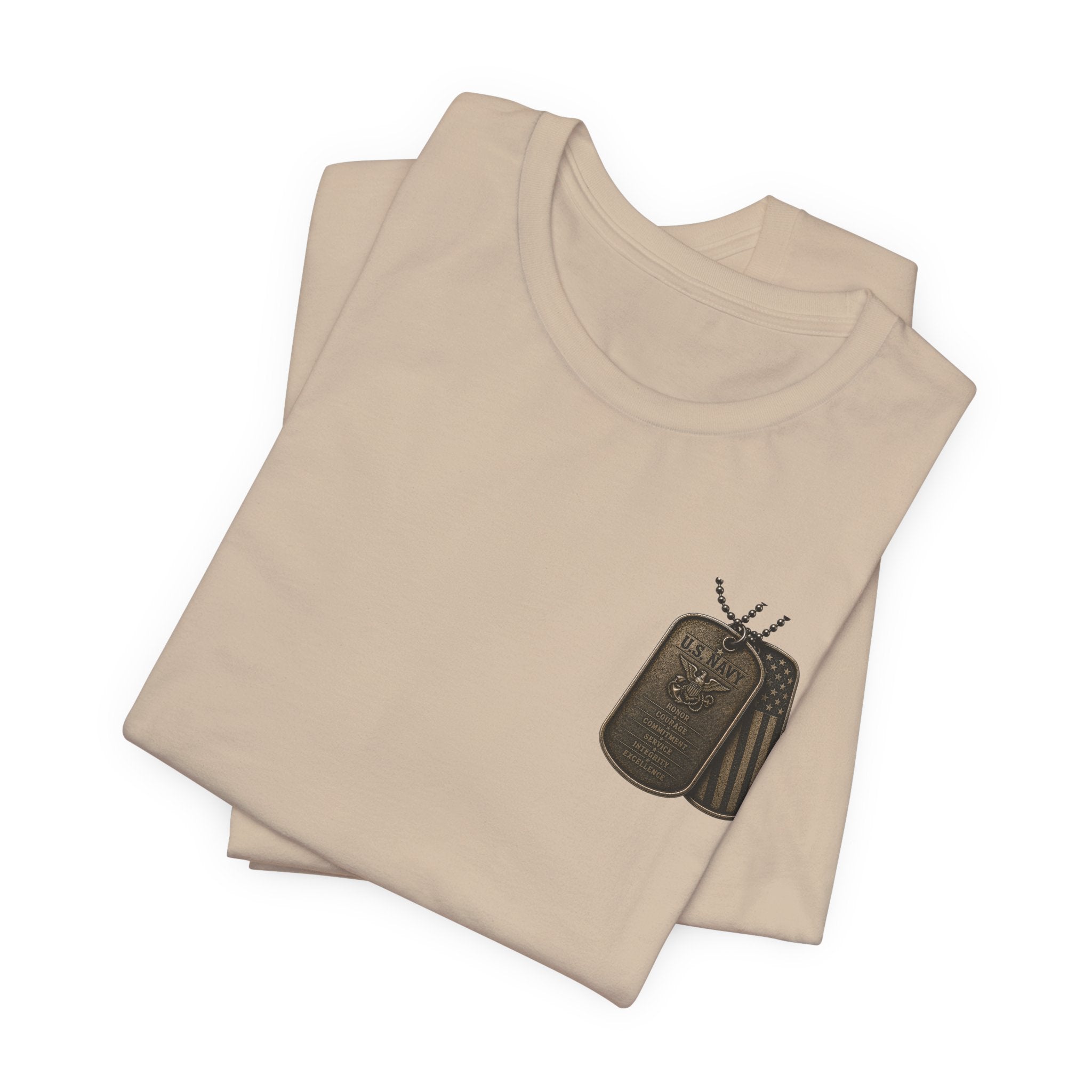 Navy Brothers of the Sea T-Shirt | Military Dog Tags Graphic