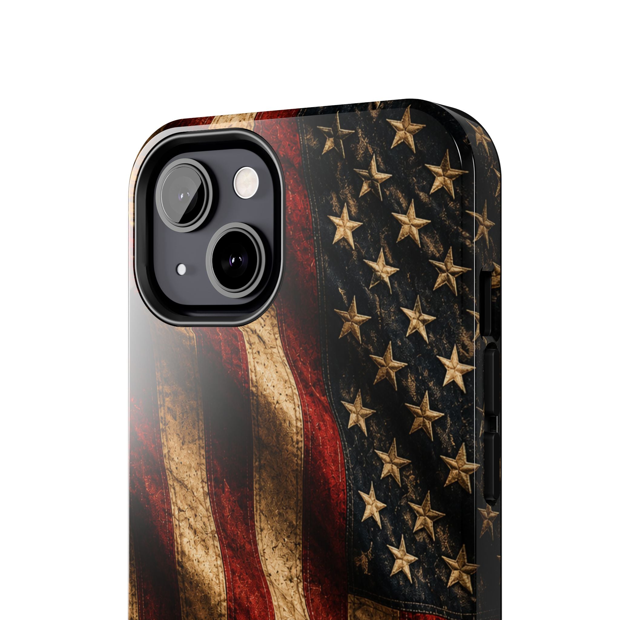 Distressed American Flag Tough Phone Case | Patriotic iPhone Cover
