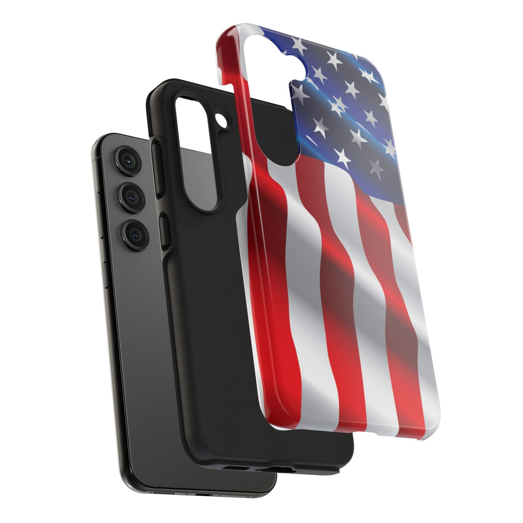 American Flag Tough Phone Case — Patriotic Protective Phone Cover