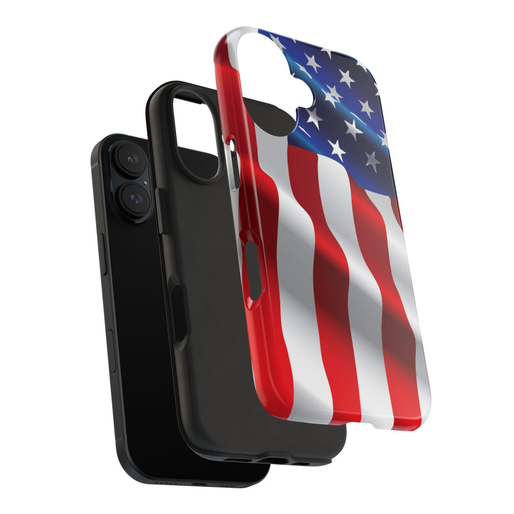American Flag Tough Phone Case — Patriotic Protective Phone Cover