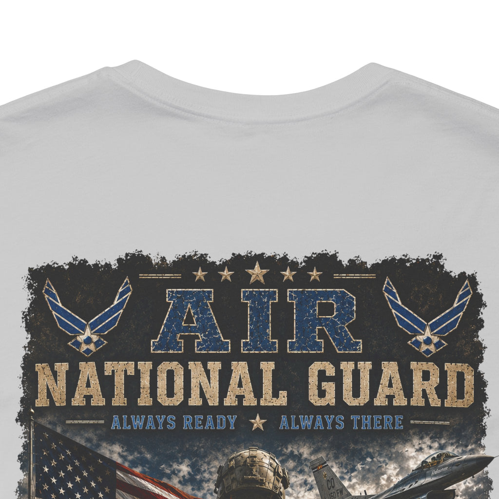 Air National Guard Graphic Tee — Military Dog Tags Veteran Tribute T-Shirt