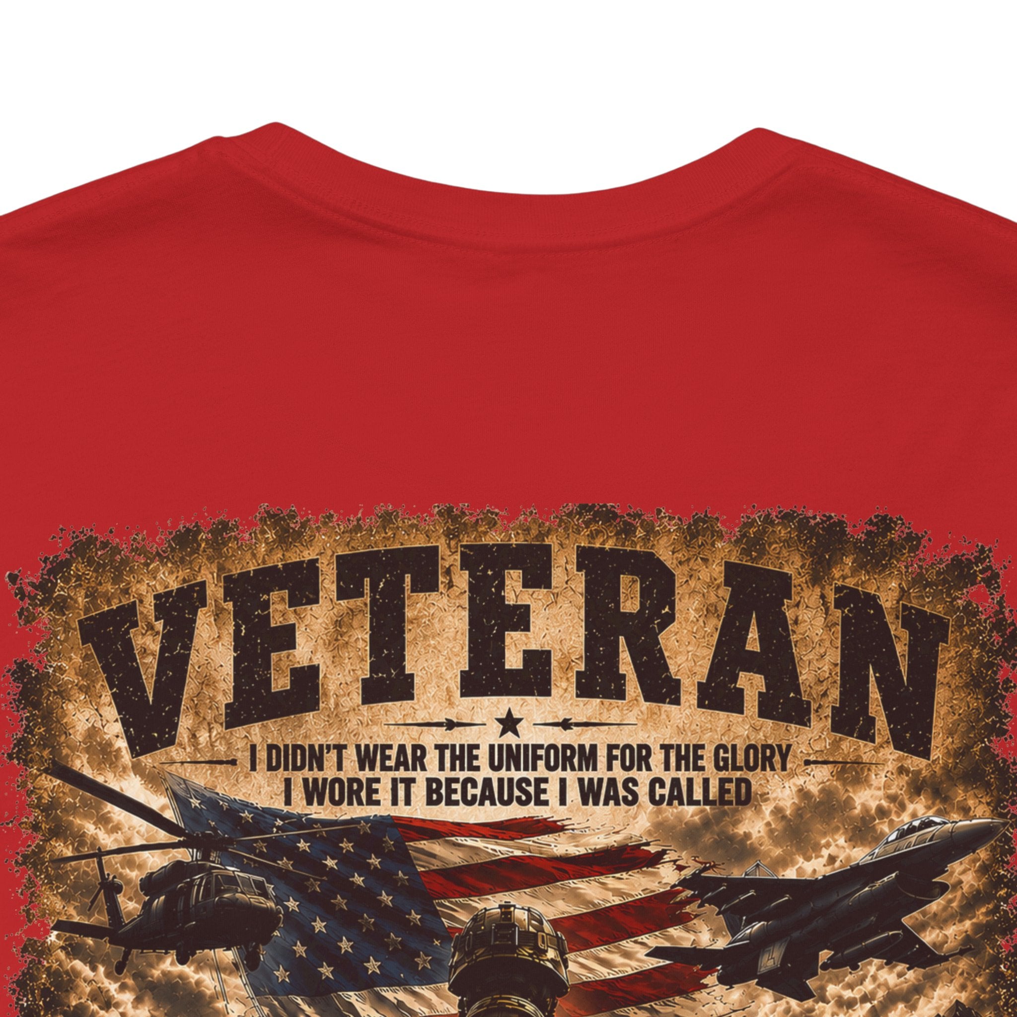 Veteran Dog Tags T-Shirt — 'I Am A Veteran' Patriotic Military Tribute Tee