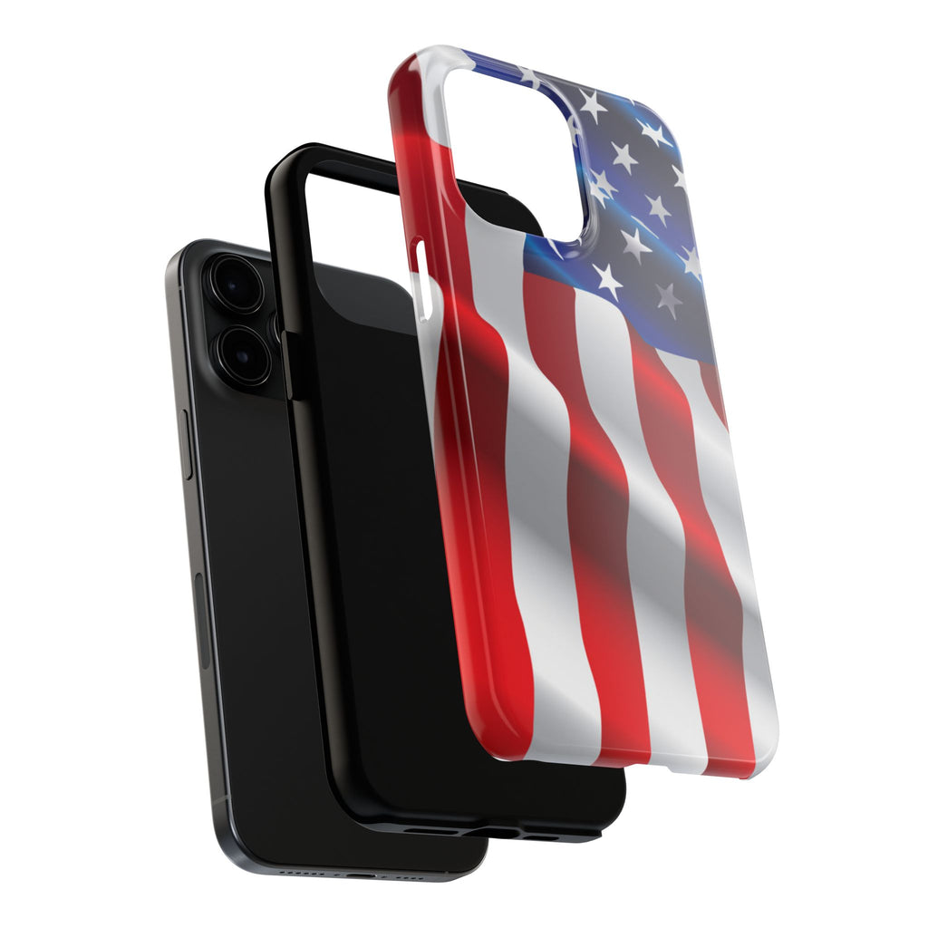 American Flag Tough Phone Case — Patriotic Protective Phone Cover