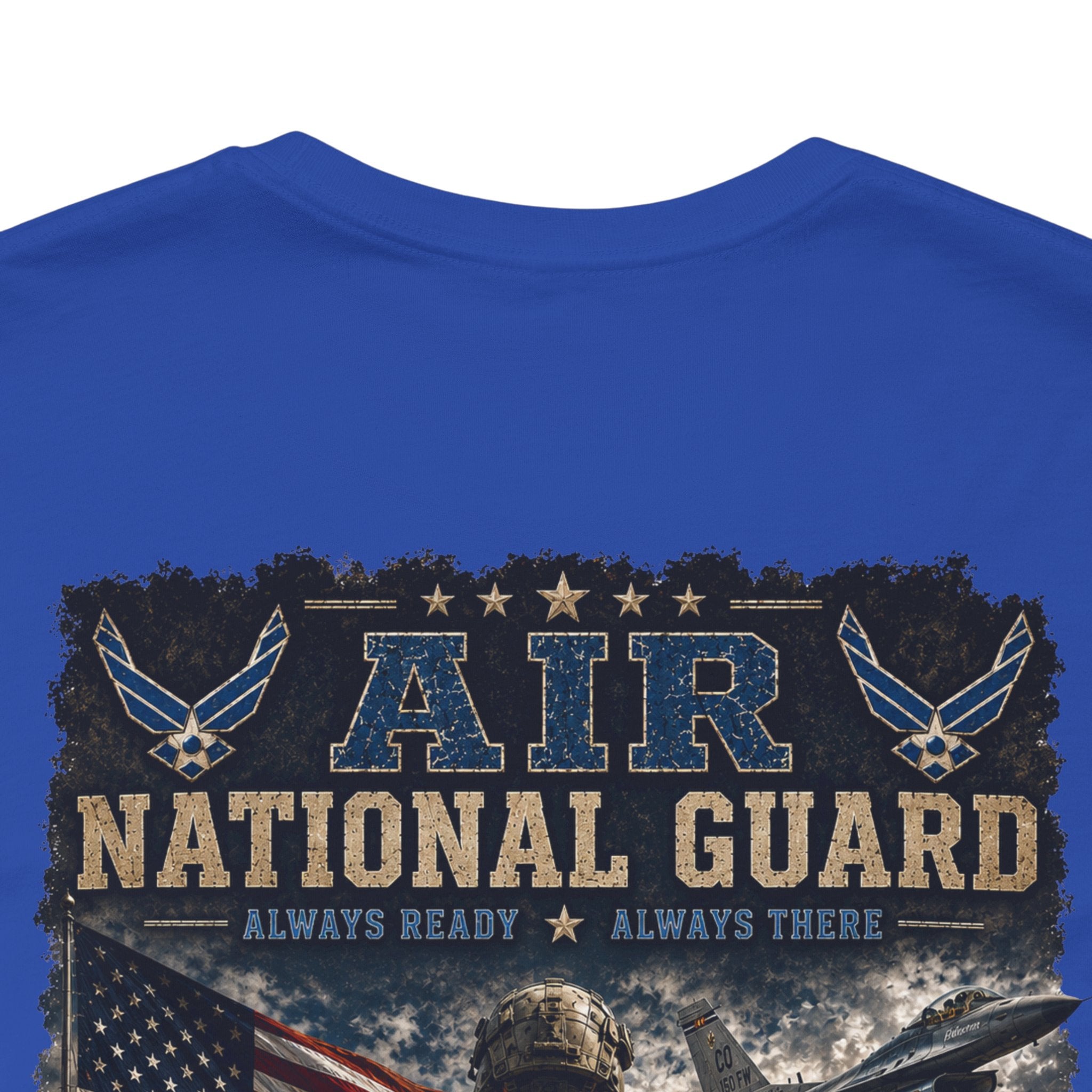 Air National Guard Graphic Tee — Military Dog Tags Veteran Tribute T-Shirt